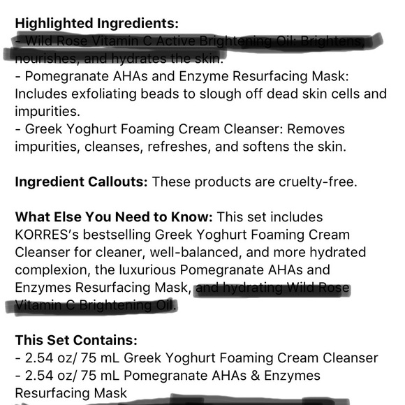 KORRES COMPLETE COMPLEXION KIT - Picture 3 of 4